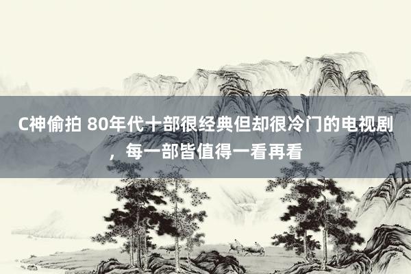 C神偷拍 80年代十部很经典但却很冷门的电视剧，每一部皆值得一看再看