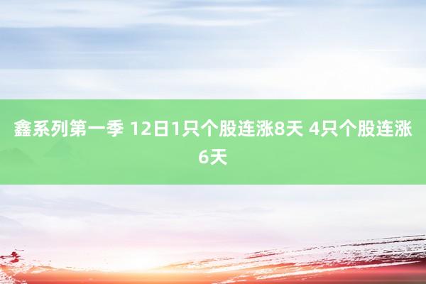 鑫系列第一季 12日1只个股连涨8天 4只个股连涨6天