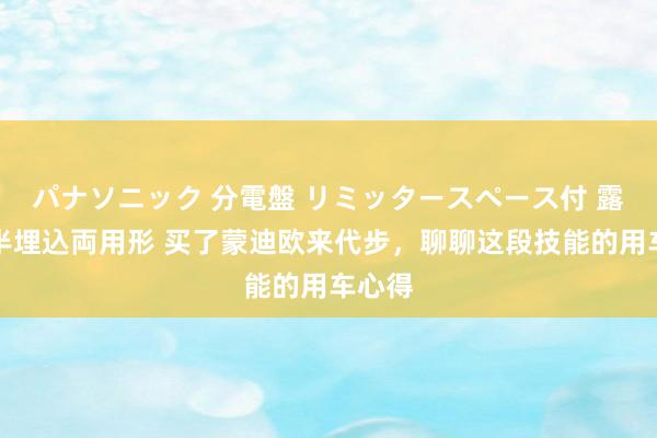 パナソニック 分電盤 リミッタースペース付 露出・半埋込両用形 买了蒙迪欧来代步，聊聊这段技能的用车心得