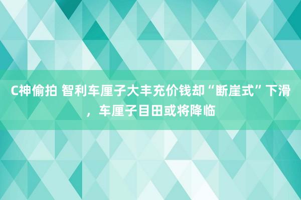 C神偷拍 智利车厘子大丰充价钱却“断崖式”下滑，车厘子目田或将降临