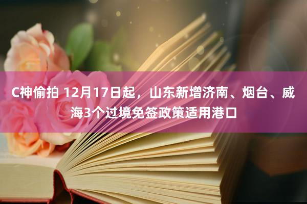 C神偷拍 12月17日起，山东新增济南、烟台、威海3个过境免签政策适用港口