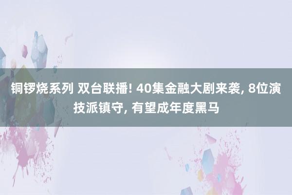 铜锣烧系列 双台联播! 40集金融大剧来袭， 8位演技派镇守， 有望成年度黑马